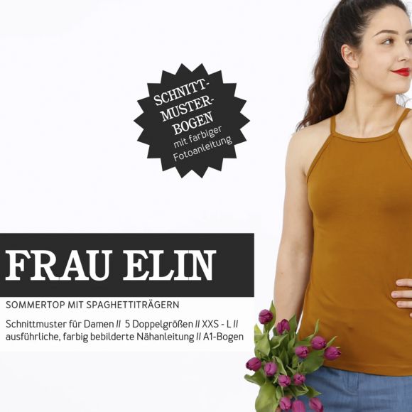 Patron - dames top d'éte "Frau Elin" (t. XXS-L) de STUDIO SCHNITTREIF (en allemand)