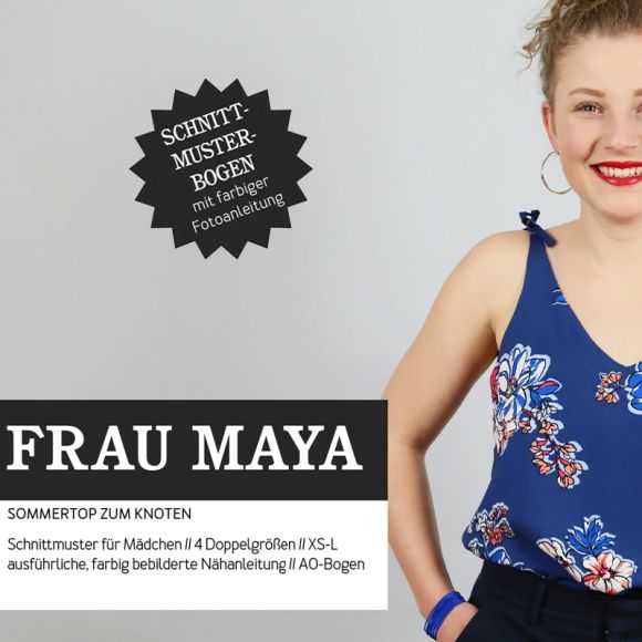 Patron - dames top "Frau Maya" (t. XS-L) de STUDIO SCHNITTREIF (en allemand)