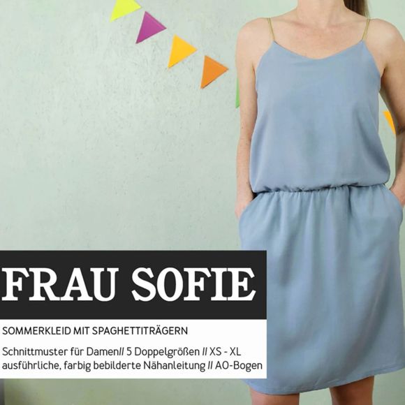 Patron - dame robe d'été "Frau Sofie"(t. XS-XL) de STUDIO SCHNITTREIF (en allemand)