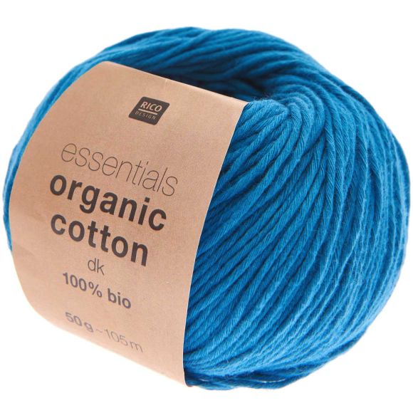 Laine bio - Rico Essentials Organic Cotton dk (bleu ciel)